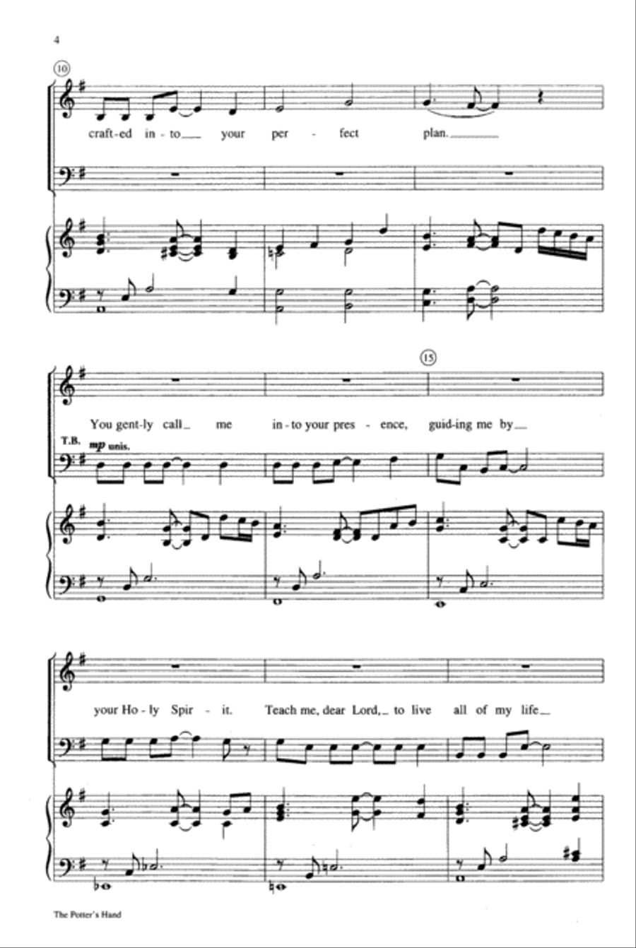 The Potter's Hand 4-Part scores gallery preview page 5