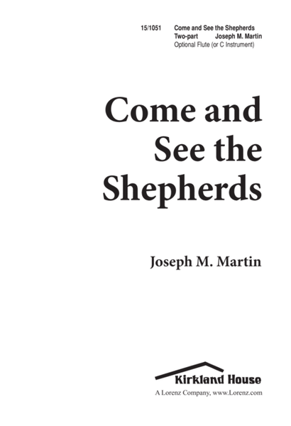 Come and See the Shepherds