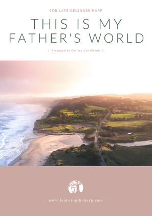 Book cover for This Is My Father's World - Late-Beginner for Harp