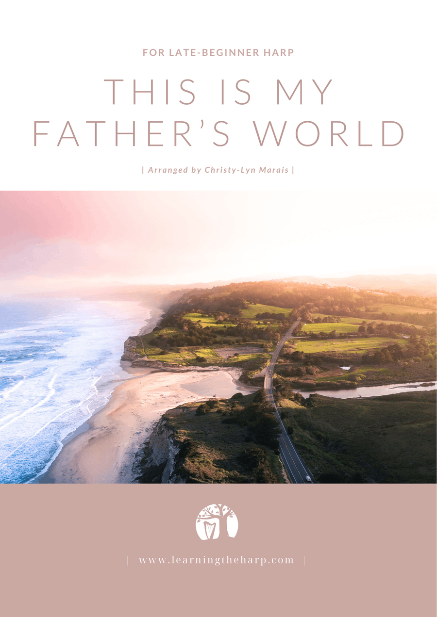 Book cover for This Is My Father's World - Late-Beginner for Harp