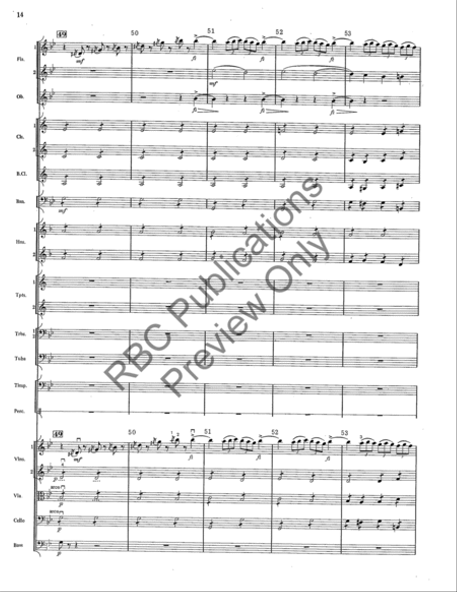Light Cavalry Overture Full Orchestra scores gallery preview page 15