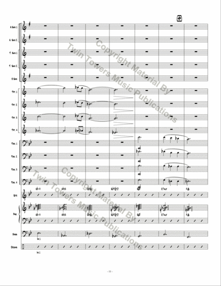 Pthalo Blue Pthalo Blue Jazz Ensemble scores gallery preview page 12