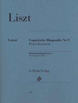 Book cover for Hungarian Rhapsody No. 9 – The Carnival at Pest