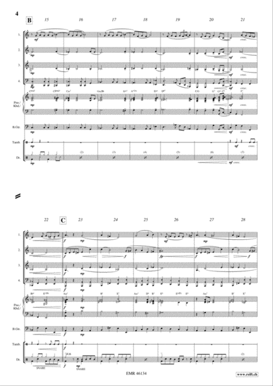The Man I Love The Man I Love Woodwind Quartet scores gallery preview page 4