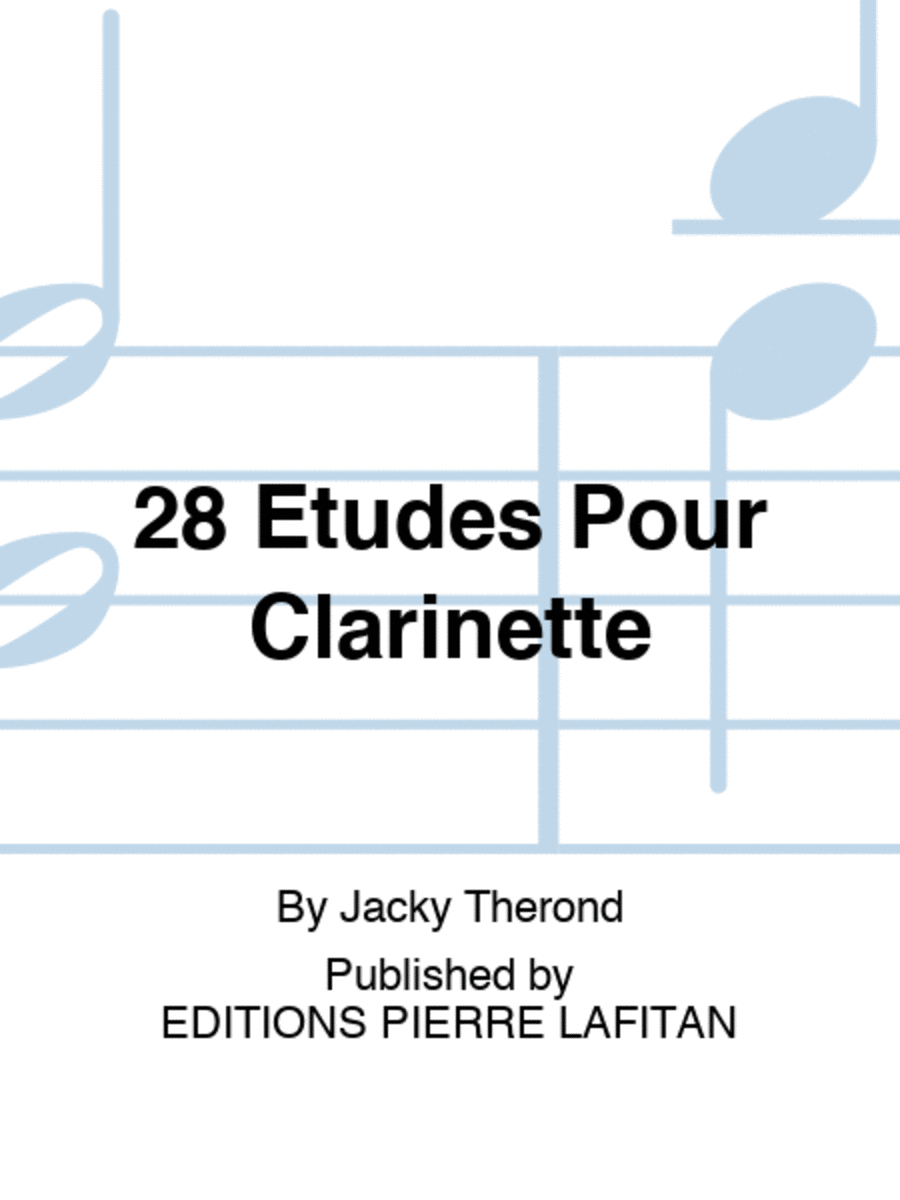 28 Etudes Pour Clarinette