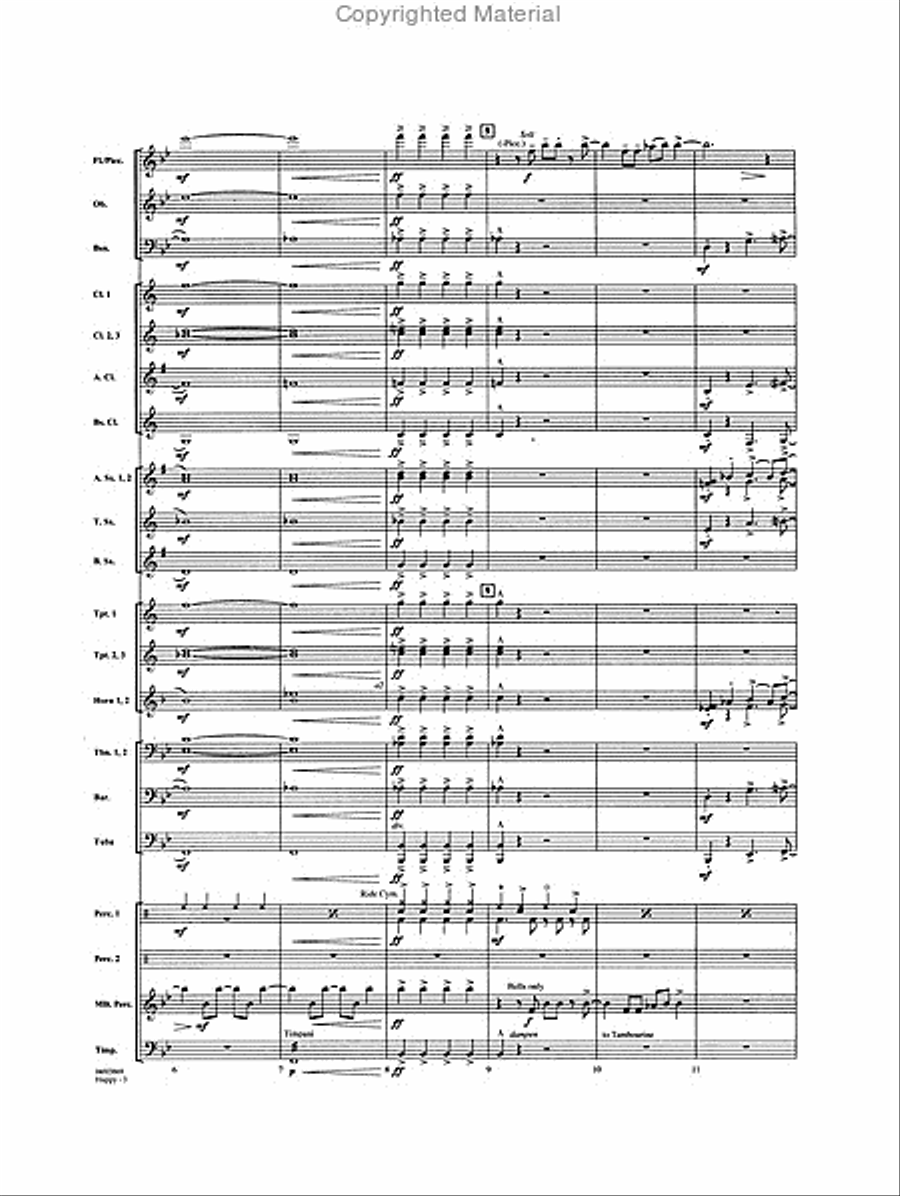 Happy (from Despicable Me 2) Concert Band scores gallery preview page 3