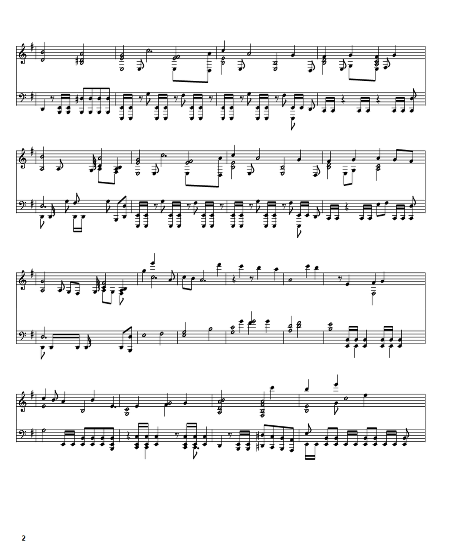 Tourniquet Easy Piano scores gallery preview page 2