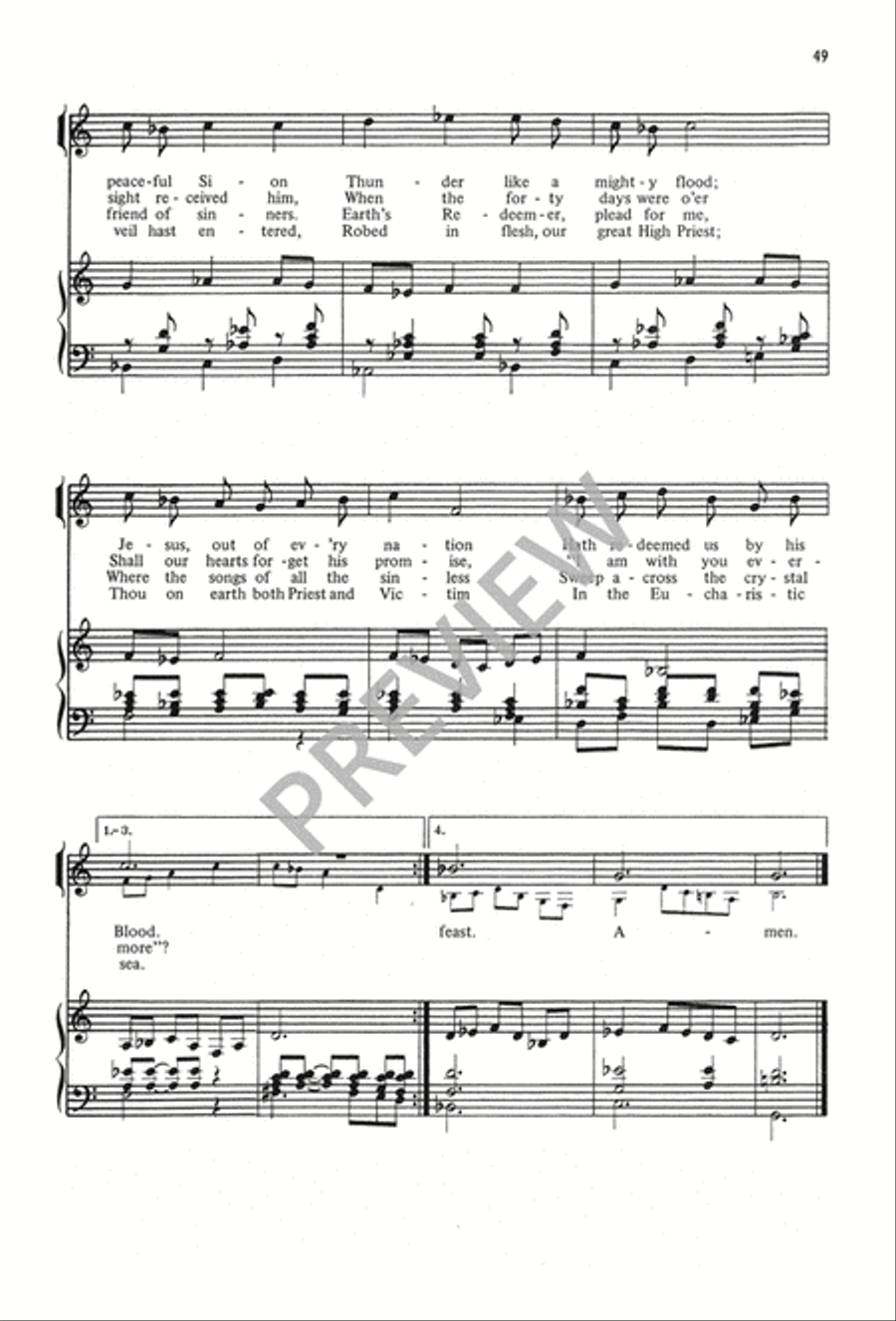 The Calvin Hampton Hymnary 4-Part scores gallery preview page 53