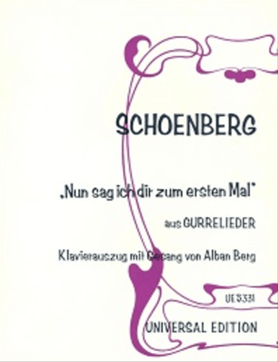 Lied der Tove: Nun Sag Ich Dir Zum Ersten Mal Piano scores gallery preview page 1