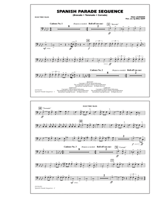Spanish Parade Sequence - Electric Bass