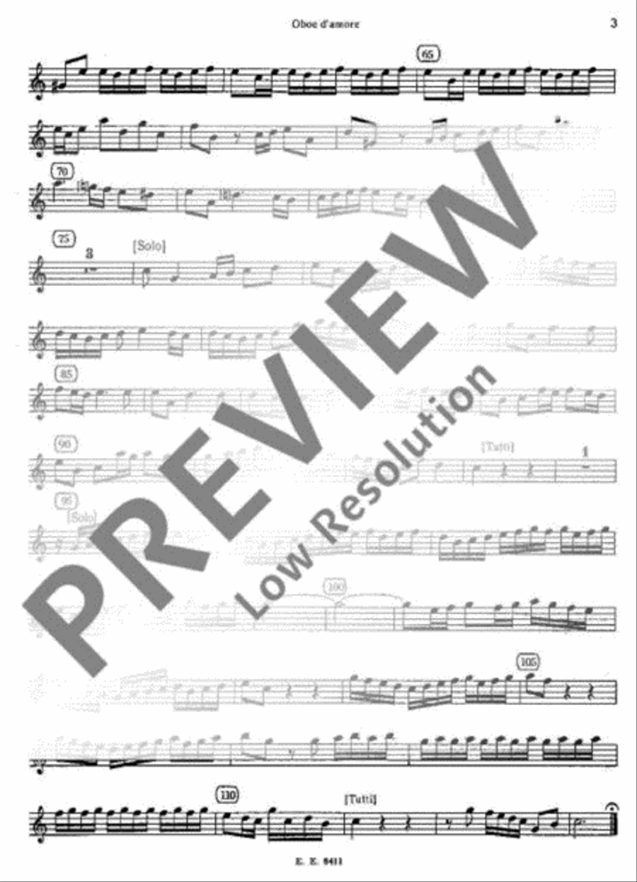 Concerto A major Oboe scores gallery preview page 4