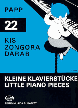 Book cover for 22 Little Piano Pieces