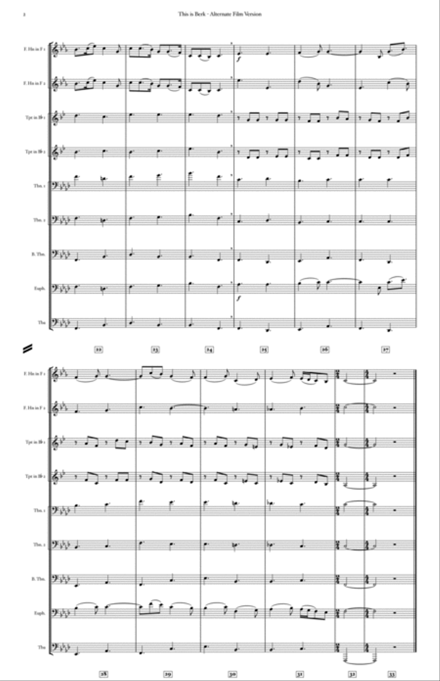 This Is Berk Brass Ensemble scores gallery preview page 2