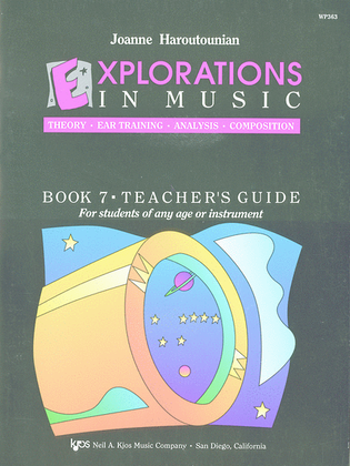 Book cover for Explorations in Music Teacher's Book 7