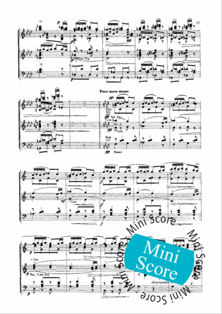 Slavische Dansen No 1,6 en 8 Concert Band scores gallery preview page 19