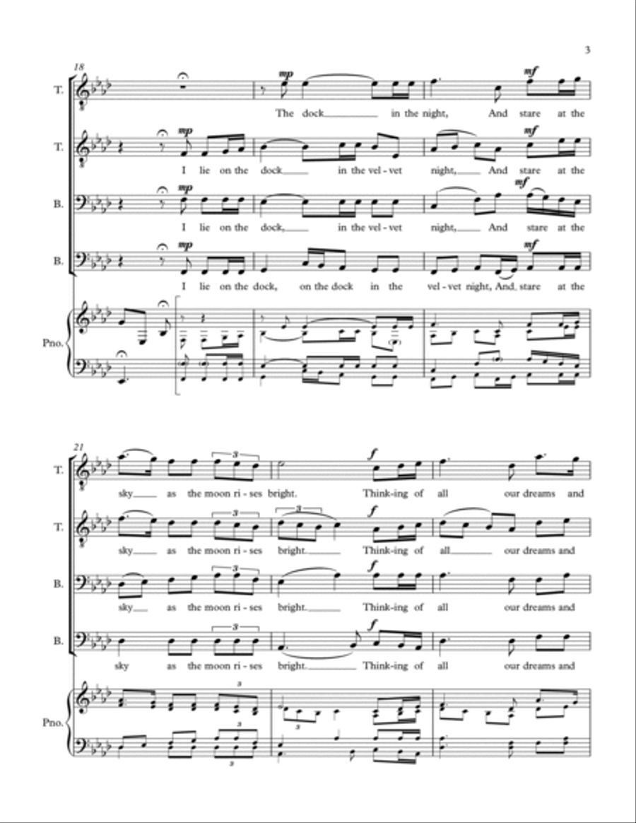 I Whisper Your Name TTBB scores gallery preview page 4