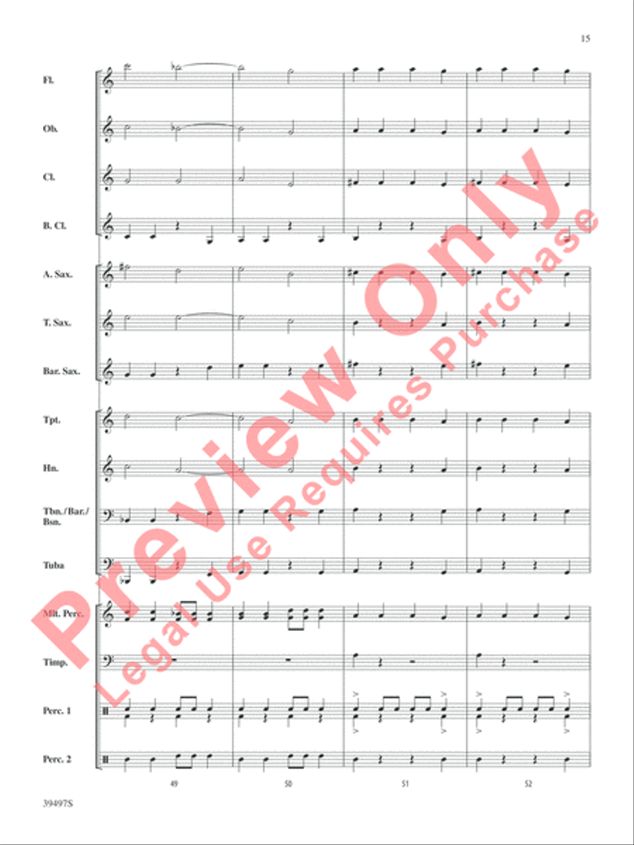 The Maya Kingdom The Maya Kingdom Concert Band scores gallery preview page 16