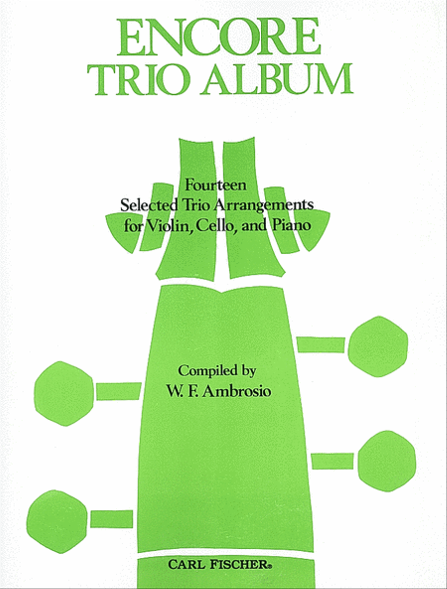 Encore Trio Album Piano Trio scores gallery preview page 1