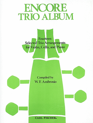 Book cover for Encore Trio Album