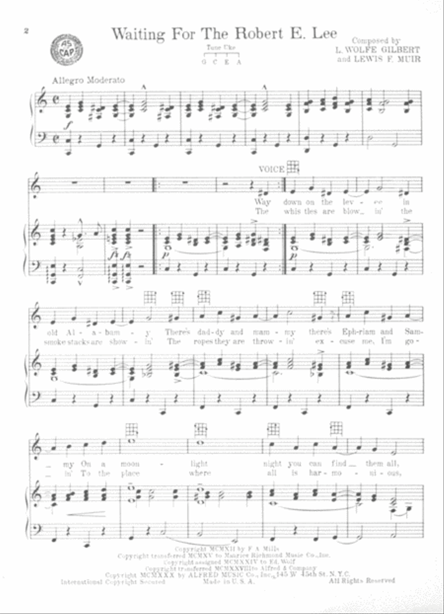 Waiting for the Robert E. Lee Voice scores gallery preview page 2