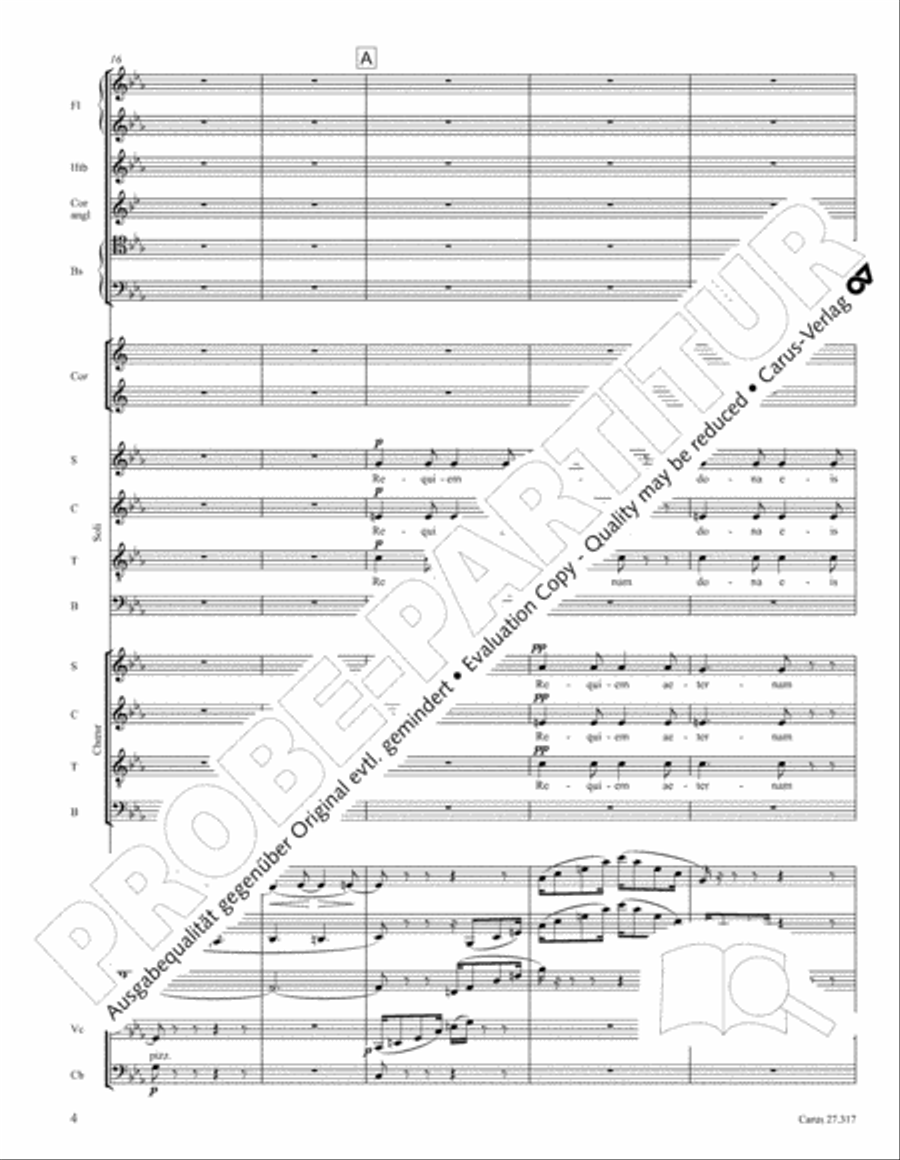 Messe de Requiem 4-Part scores gallery preview page 17