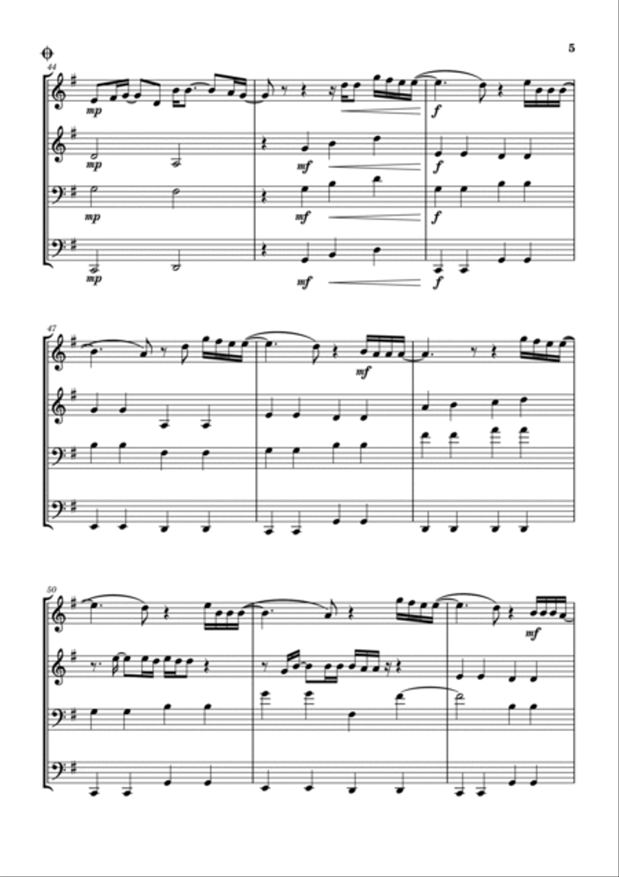 Carried Away Brass Ensemble scores gallery preview page 6