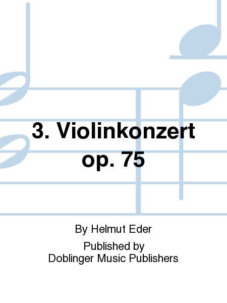 3. Violinkonzert op. 75