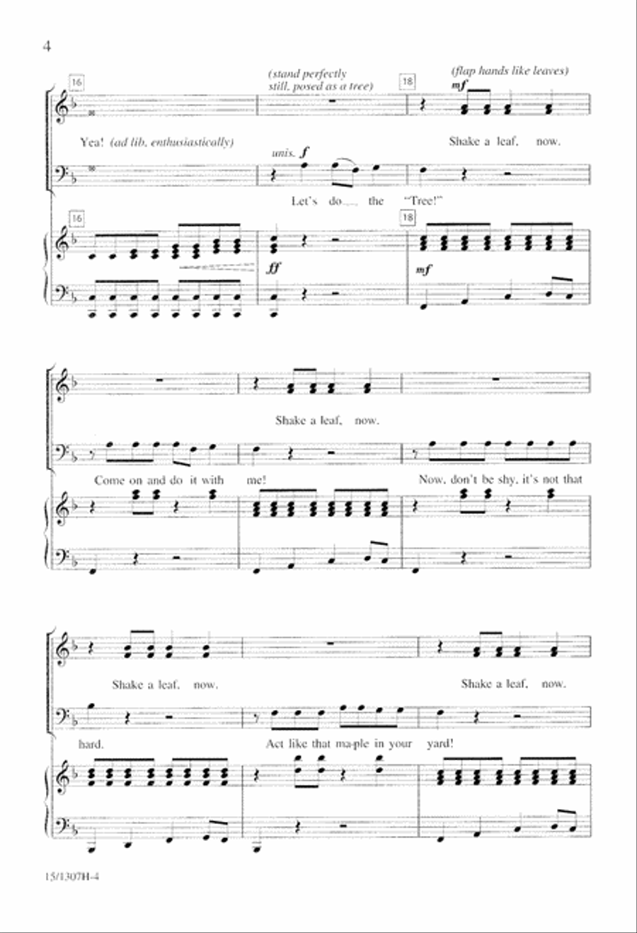 Flops of the Fifties 4-Part scores gallery preview page 4