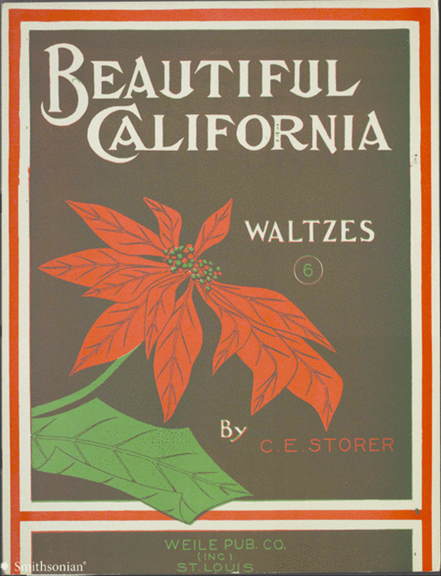 Beautiful California Piano, Vocal scores gallery preview page 1
