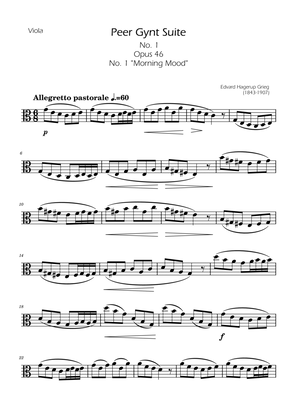 Book cover for Morning Mood - Viola Solo w/ Piano