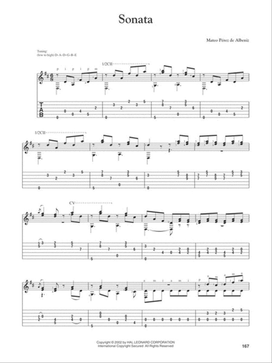 Masterworks for Guitar Acoustic Guitar scores gallery preview page 6