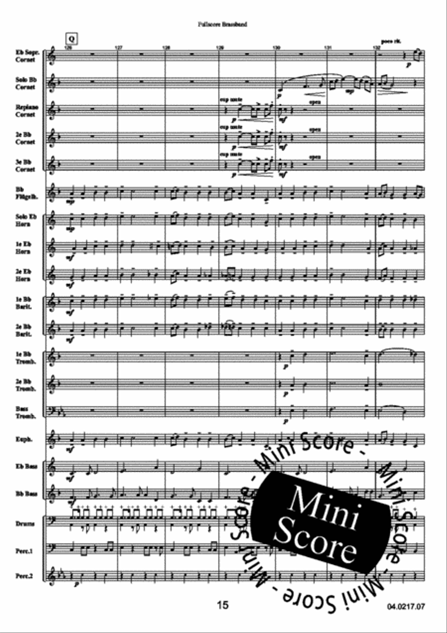 For Fans Only Brass Band scores gallery preview page 17