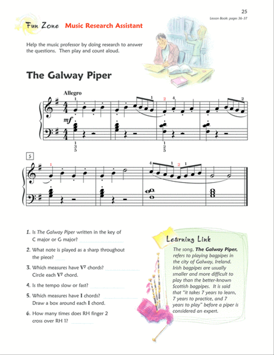 Premier Piano Course Theory, Book 2B Piano Method scores gallery preview page 6