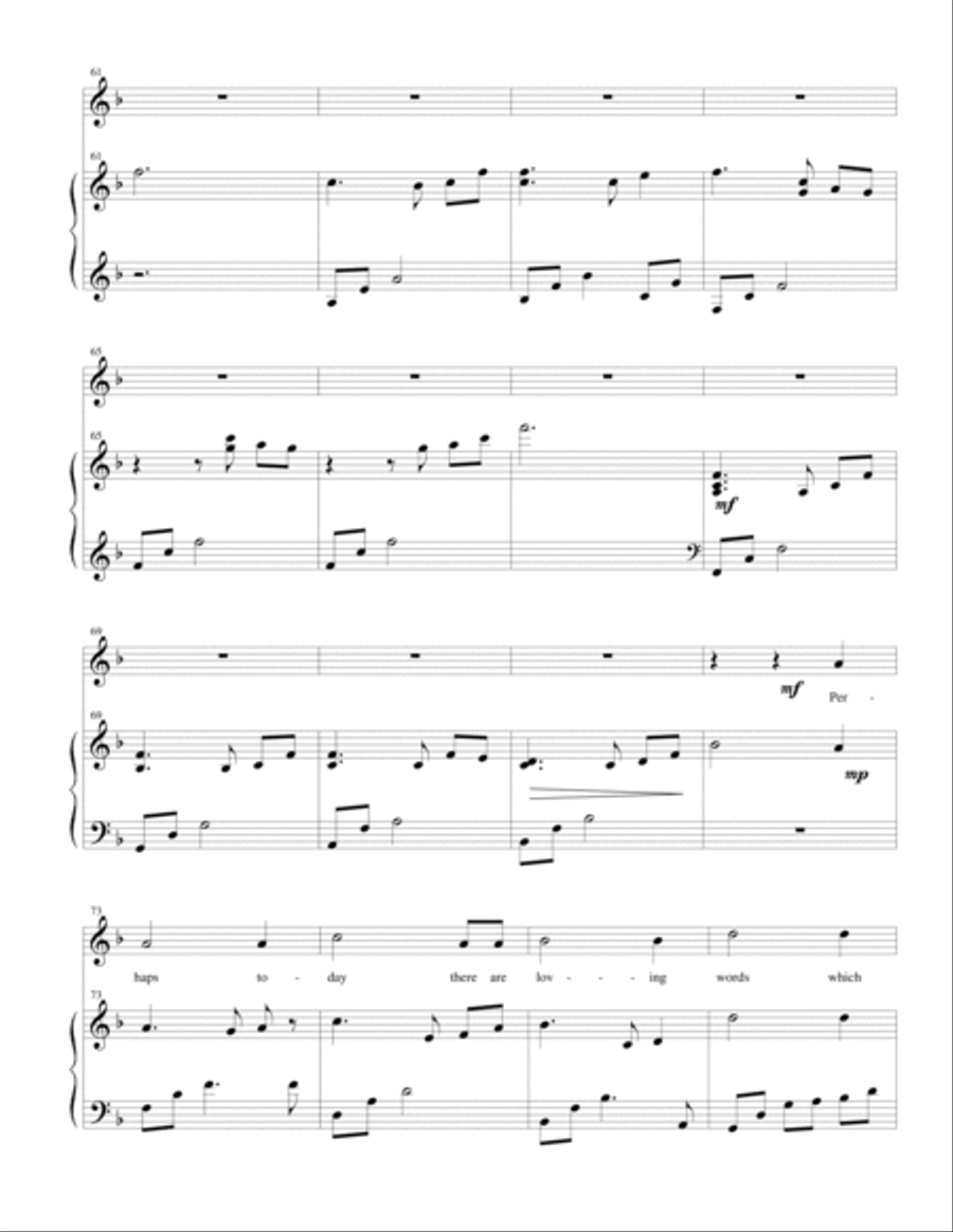 I'll Go Where You Want Me to Go Voice scores gallery preview page 5