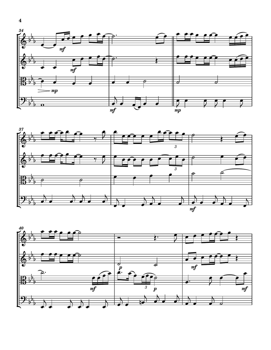 After All String Quartet scores gallery preview page 4