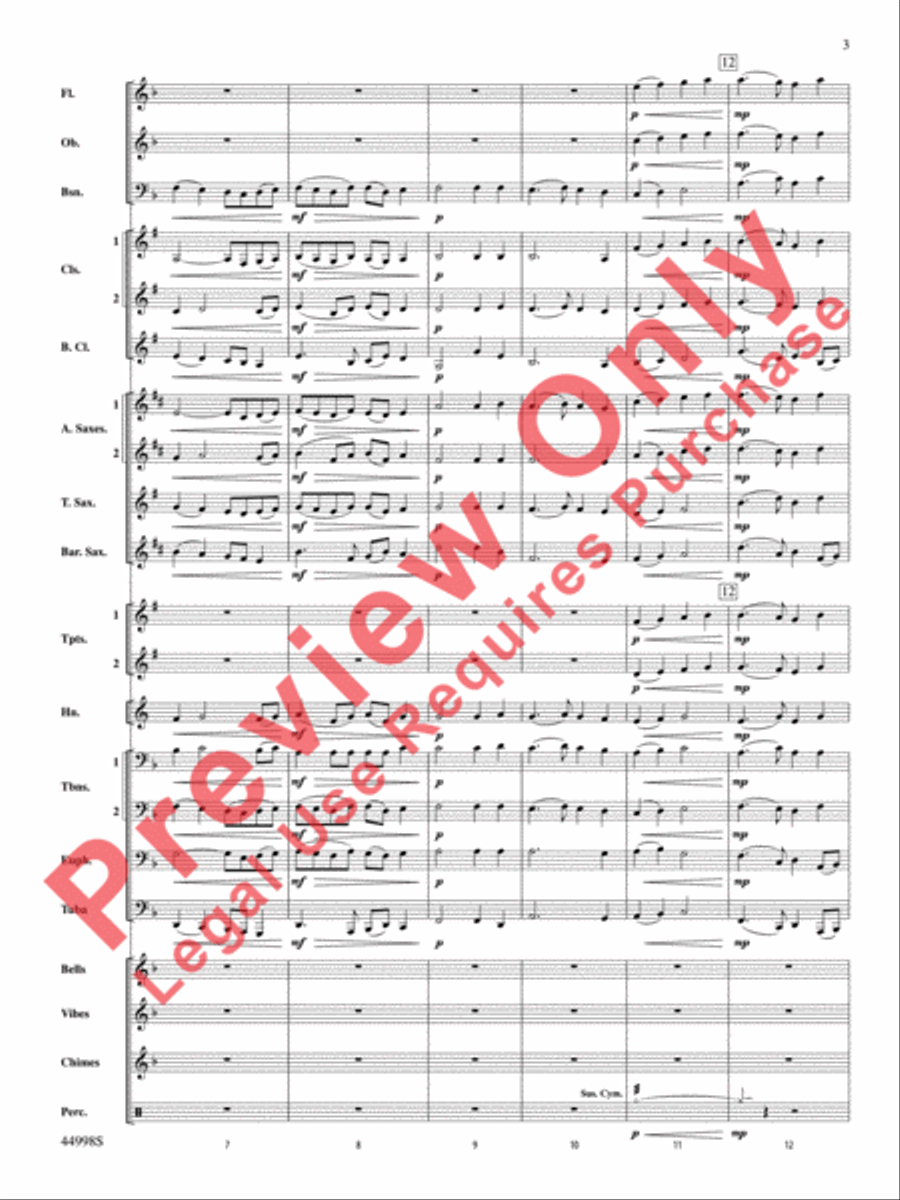 Ave Maria Ave Maria Concert Band scores gallery preview page 4