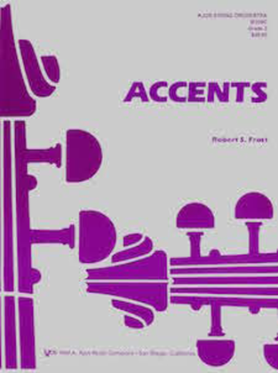 Book cover for Accents - Score