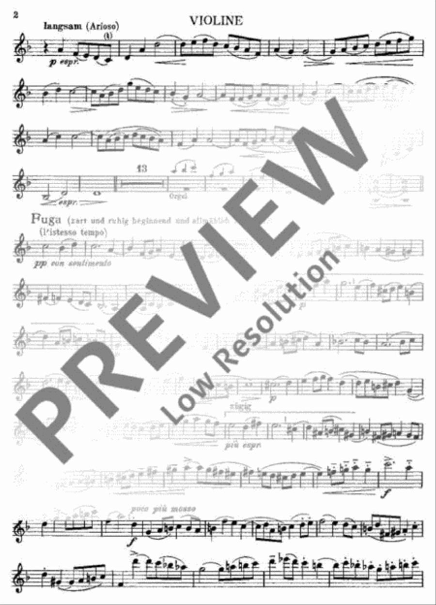 Sonata Violin scores gallery preview page 14