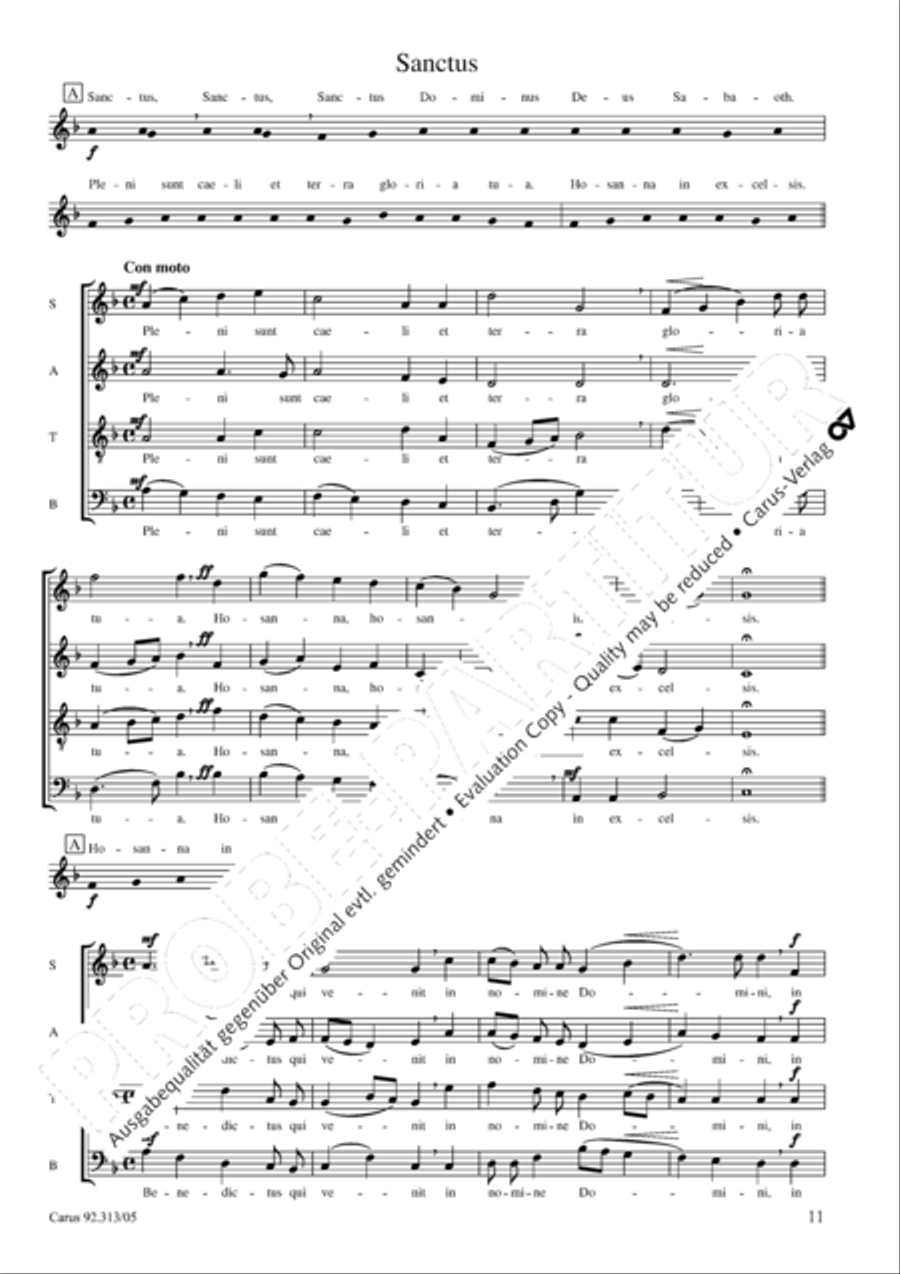 Stephanus-Messe 4-Part scores gallery preview page 12