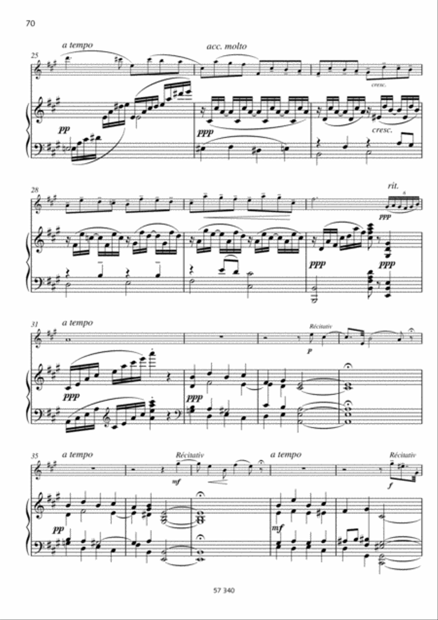 Deuxième romance Deuxième romance Flute Solo scores gallery preview page 3