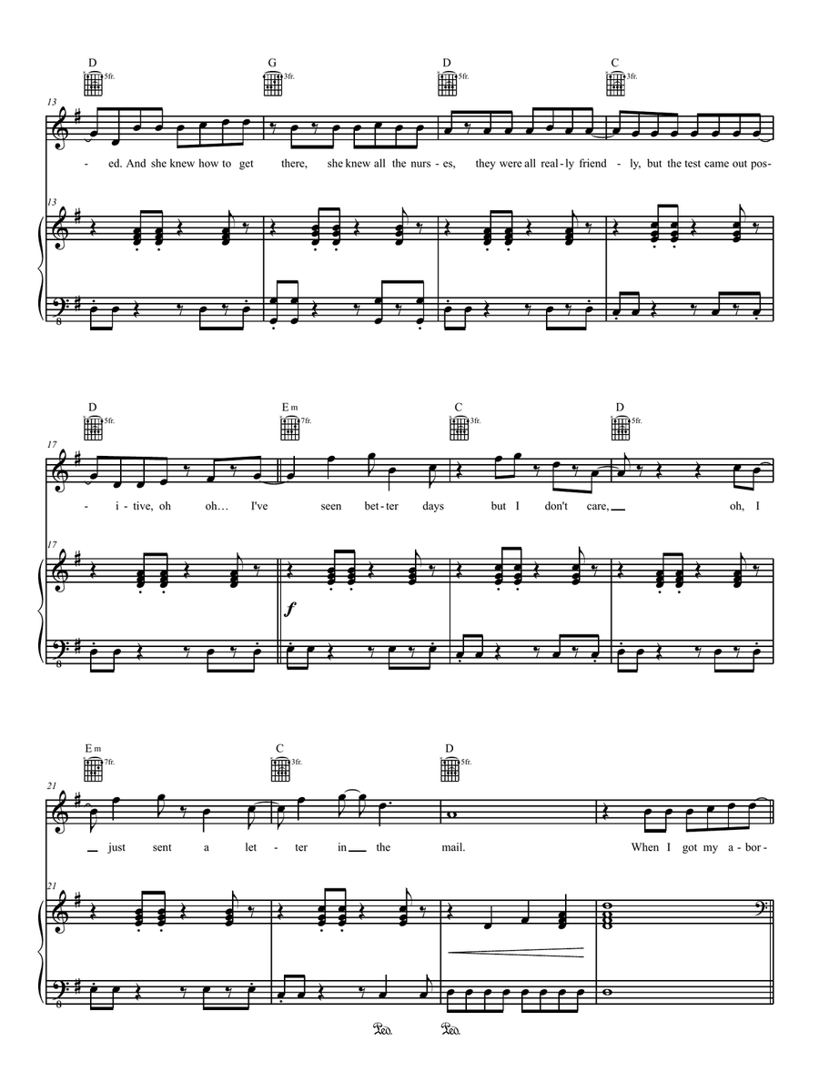 Oasis Piano, Vocal, Guitar scores gallery preview page 2