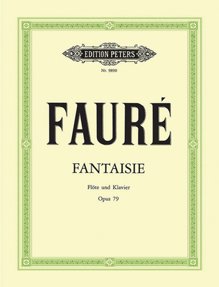 Book cover for Fantasy Op. 79 for Flute and Piano