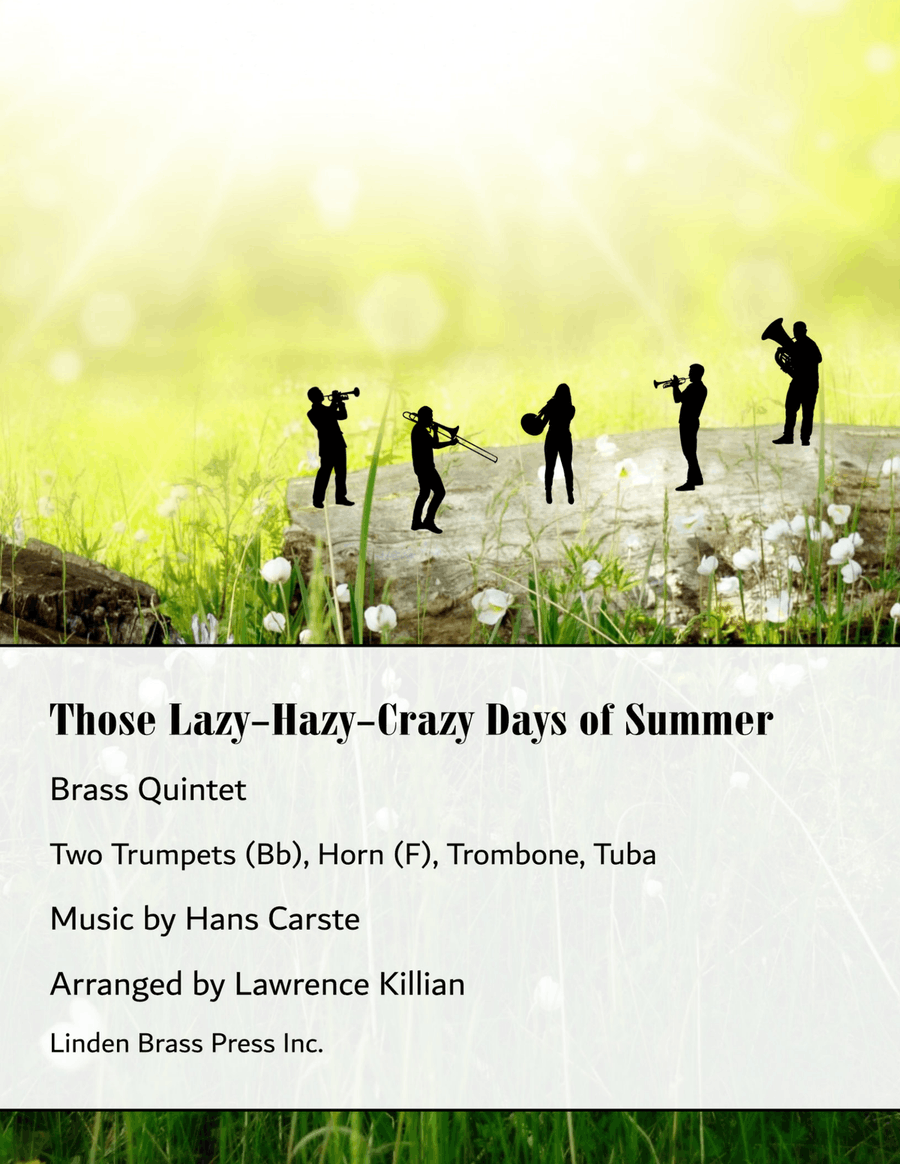 Those Lazy-hazy-crazy Days Of Summer Brass Quintet scores gallery preview page 1