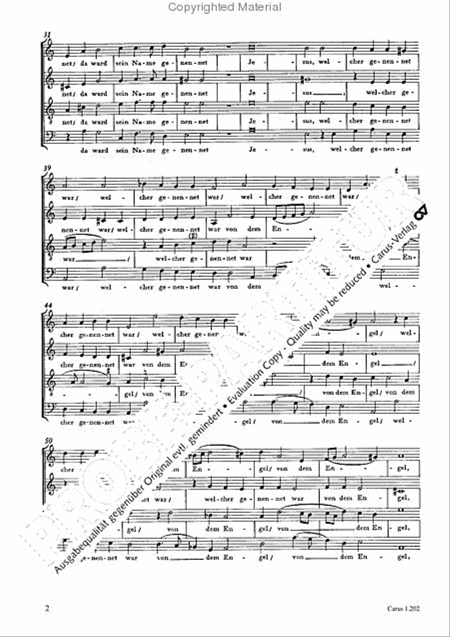 Und da acht Tag um waren 4-Part scores gallery preview page 3