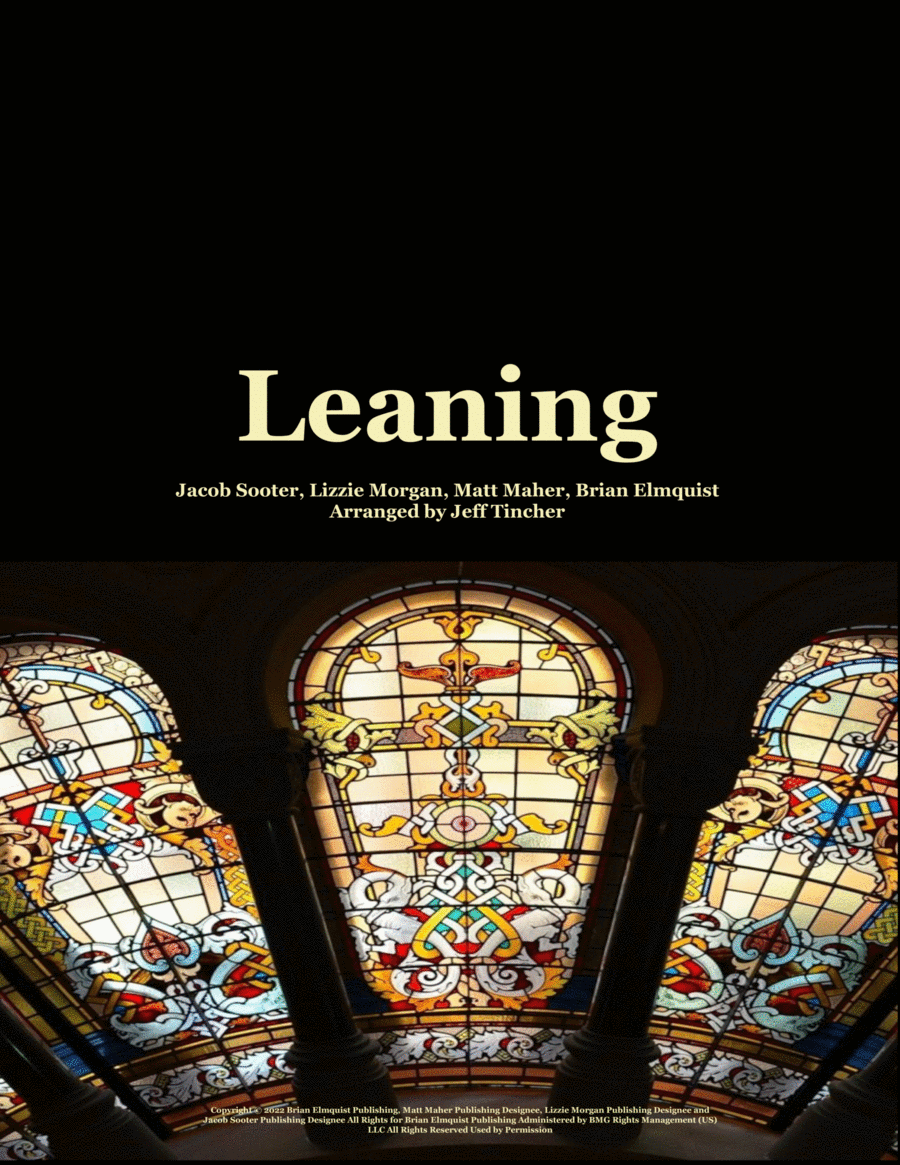 Leaning Piano, Vocal, Guitar scores gallery preview page 1