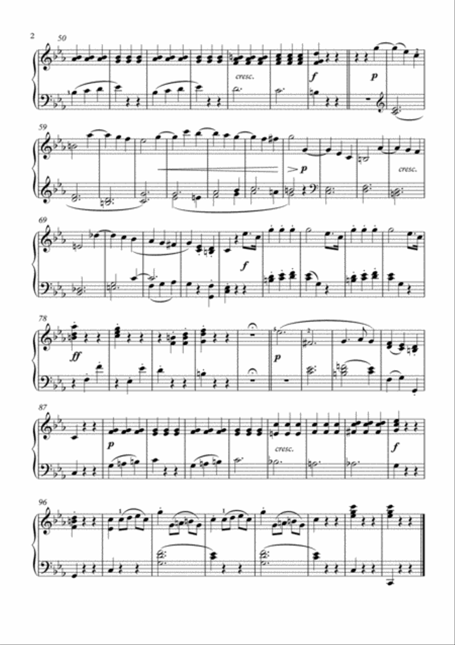 Masterpieces for solo piano 8 by W.Mozart Piano Solo scores gallery preview page 3