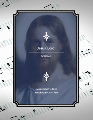 Book cover for Jesus, Lord - sacred SATB choir