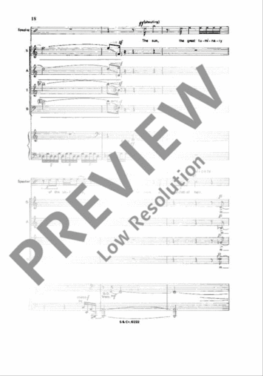 Three Fragments Three Fragments Mixed Choir scores gallery preview page 21