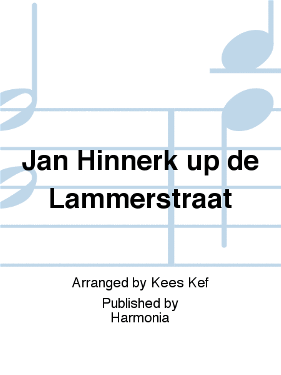 Jan Hinnerk up de Lammerstraat 4-Part scores gallery preview page 1