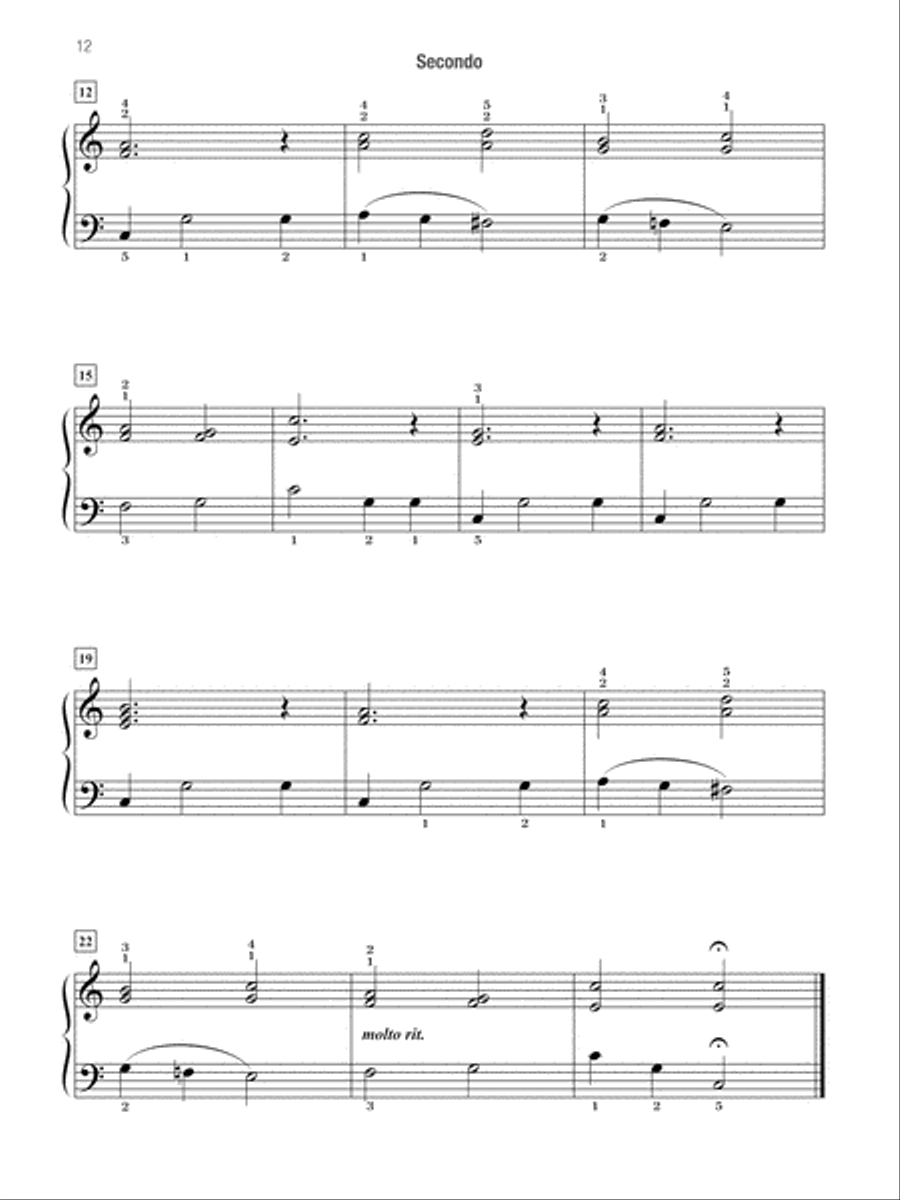 Famous & Fun Christmas Duets, Book 3 Small Ensemble scores gallery preview page 13